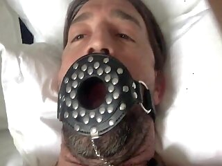 Milked At Length With Gag And Cum Swallowing bdsm bondage fetish